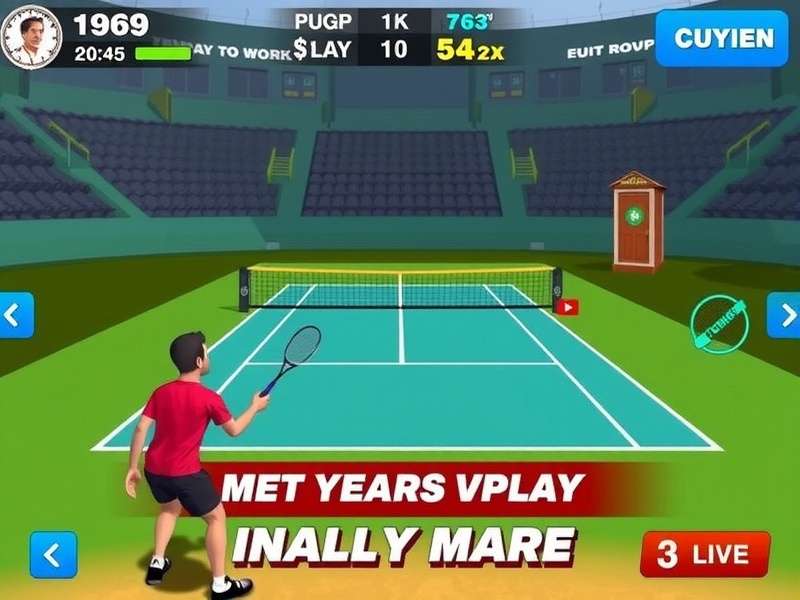 Indian Tennis Stars Gameplay Screenshot